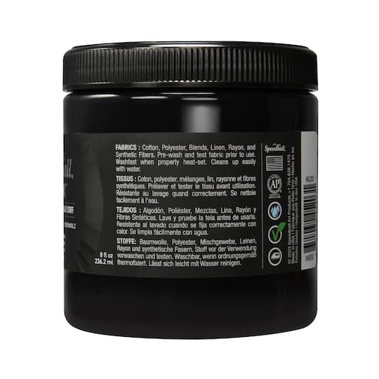 Speedball® Flex™ 8oz. Ebony Fabric Screen Printing Ink